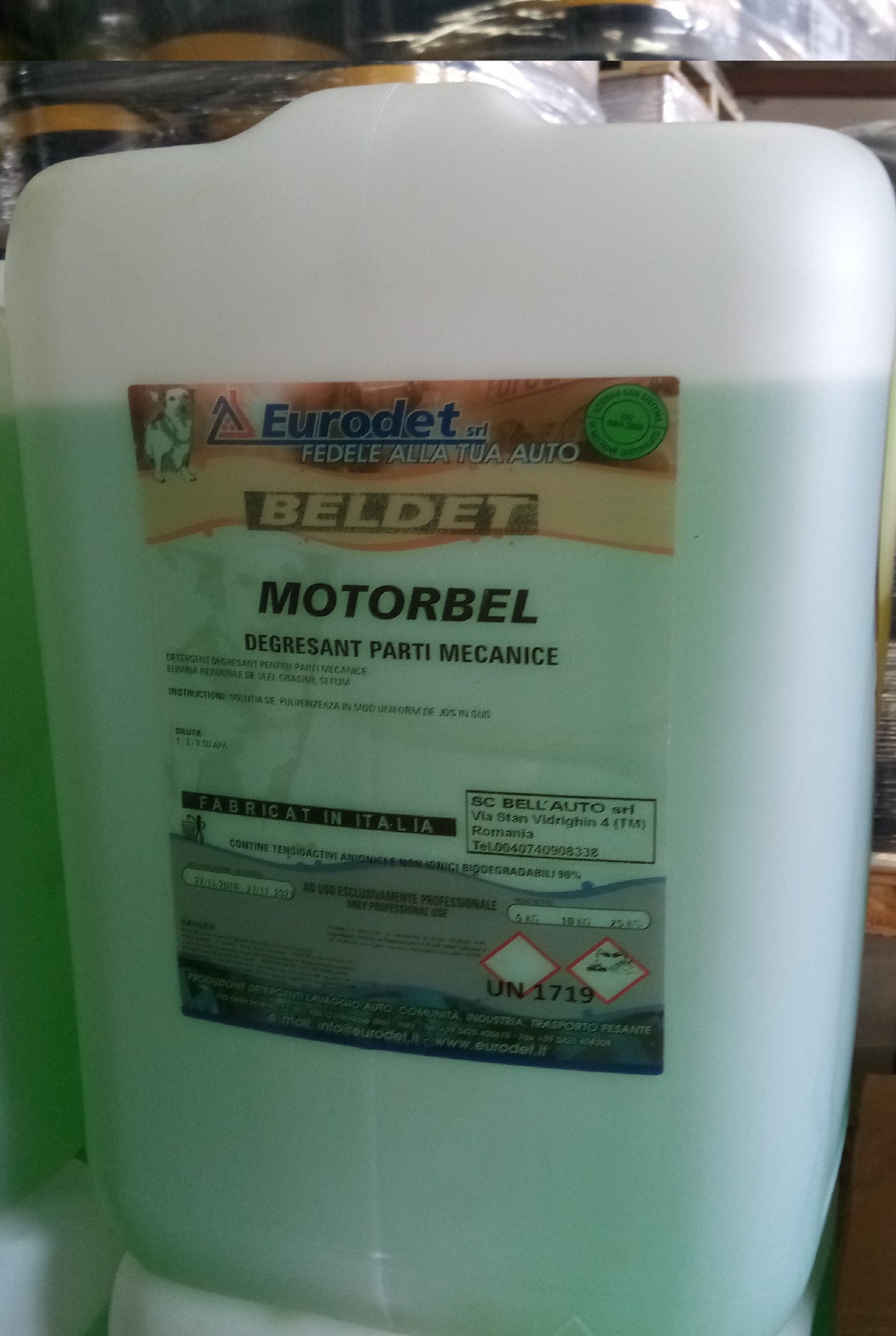 Degresant Motorbel - 25kg